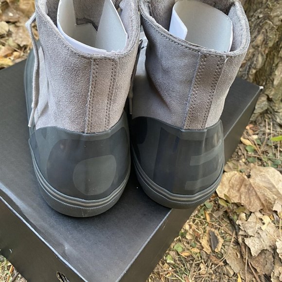 SOREL Mens Cheyanne Metro HI Wp Boot Sneaker Size 11 Gray Quarry New Fast Ship - Picture 4 of 6